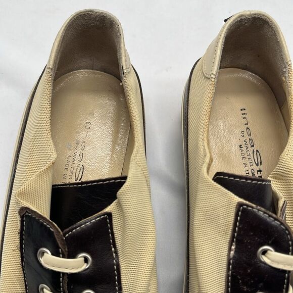 Walter Genuin Tan and Brown Leather Women's Golf Shoes Made in Italy - Picture 5 of 8